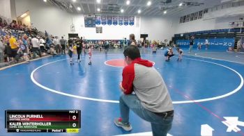 41-42 lbs Round 3 - Kaleb Winterholler, Camel Kids Wrestling vs Lincoln Purnell, Eastside United