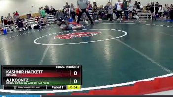102 lbs Cons. Round 3 - Kashmir Hackett, Indiana vs Aj Koontz, Perry Meridian Wrestling Club