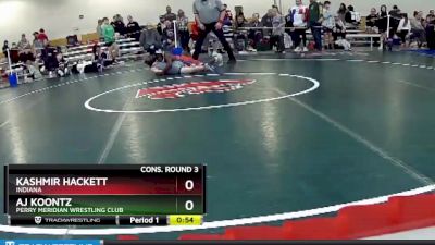 102 lbs Cons. Round 3 - Kashmir Hackett, Indiana vs Aj Koontz, Perry Meridian Wrestling Club