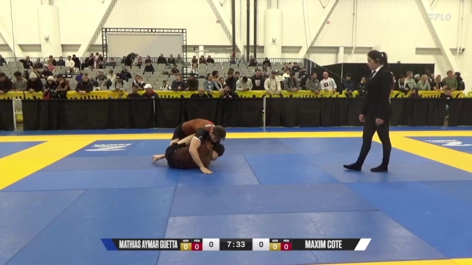 Maxim Mathias Maxim Cote vs Mathias Aymar Guetta 2024 World IBJJF Jiu-Jitsu No-Gi ...