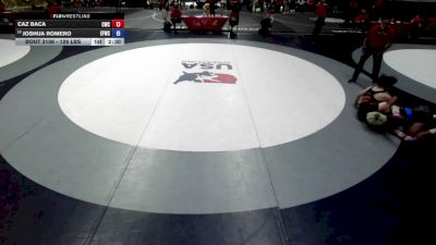 126 lbs Cons. Rd Of 16 - Caz Baca, Credo Wrestling Club vs Joshua Romero, Elite Force Wrestling Club
