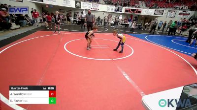 52 lbs Quarterfinal - Jacob Wardlow, Heat vs Ezra Fisher, Tiger Trained Wrestling