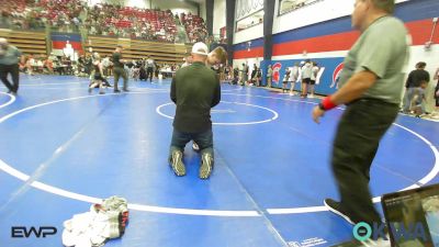 85 lbs Quarterfinal - Henry Hibdon, Barnsdall Youth Wrestling vs Carter Rogers, Raw Wrestling Club