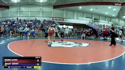 175 lbs Cons. Round 1 - Mario Hamm, IA vs Brody Grimm, OH