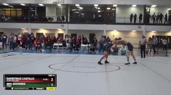 141 lbs Champ. Round 1 - Dametrius Castillo, Alma College vs Ben Edwards, Trine