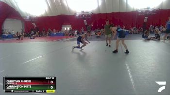 126 lbs Round 3 (16 Team) - Carrington Pitts, Roncalli vs Christian Ahrens, Creston