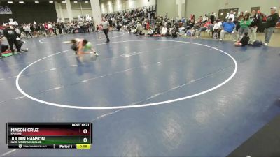 110 lbs Cons. Round 3 - Mason Cruz, Kansas vs Julian Hanson, NWo Wrestling Club