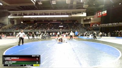 175 lbs Semifinal - Levi Bussey, Granite Bay vs Larry Borelli, Los Banos