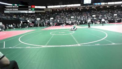 126 lbs Quarterfinal - Kieran Mullin, BTWA vs Collin Young, NBHA