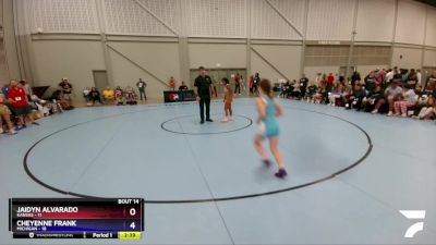 106 lbs Placement Matches (8 Team) - Veronica Greene, Kansas vs Mackenzie Burger, Michigan