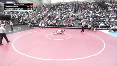 6A 130 lbs Semifinal - Ameris Jensen, Westlake vs Jennifer Brumbaugh, Davis