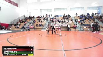 120 lbs Cons. Semi - Brandon Basto, Del Norte vs Kai Duckworth, Scripps Ranch