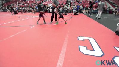 43 lbs 3rd Place - Weston Atkinson, Honey Badgers Wrestling Club vs Jhalil Gray-Hall, Team Of Hard Knox