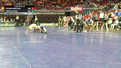 2A-175 lbs Cons. Round 3 - Brock Voyna, Crestwood, Cresco vs Jayden Kreitlow, Eagle Grove