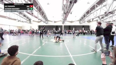 89 lbs Rr Rnd 5 - Jax Paranto, All I See Is Gold Academy ES vs Jackson Mahoney, New England Gold ES