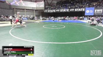 3A 157 lbs Quarterfinal - Adam Faik, Nathan Hale vs Carter O`Dell, Walla Walla