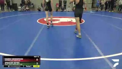 110 lbs Cons. Semi - Haden Henderson, Machine Shed Wrestling vs Spencer Keyes, Great Neck Wrestling Club