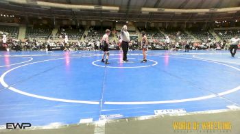 88 lbs Consi Of 16 #1 - ISAAC HERNANDEZ, 505 WC vs Levi Snelson, Midlothian Miners