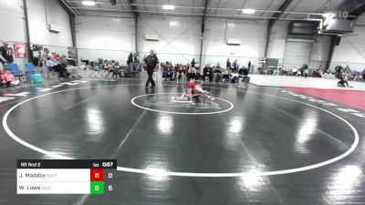 85 lbs Rr Rnd 2 - Jensen Maddox, South Paulding Junior Spartans Wrestling Club vs Wyatt Lowe, South Forsyth WAR Wrestling Club