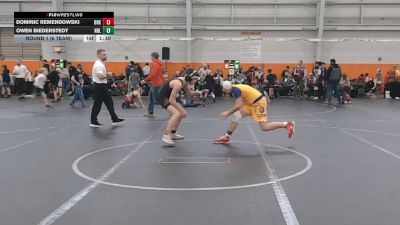 130 lbs Round 1 (6 Team) - Dominic Remendowski, Brecksville vs Owen Biederstedt, Notre Dame Lions