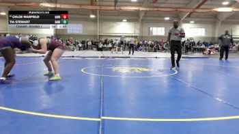 170 lbs Champ. Round 1 - Tia Stewart, Sandusky vs Chloe Warfield, Garrett