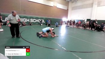 126 lbs Round Of 16 - Aaron Contreras, Walnut vs Elind Vaca De Robles, Schurr