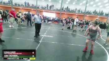 Round 2 - Cody Richards, Knights Youth Wrestling vs Lynan Curry, West Wateree Wrestling Club