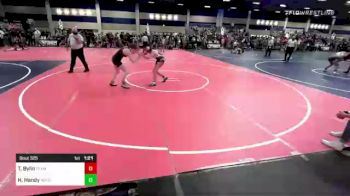 130 lbs Semifinal - Taydem Bylin, Team Aggression vs Heaven Handy, NM Gold