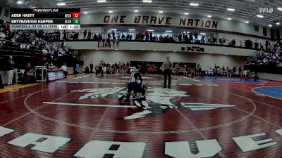 126 lbs Quarters & 1st Wb (16 Team) - Aden Hasty, Heard County vs Brytravious Harper, Elbert County