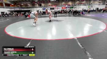 285 lbs Cons. Round 6 - Eli Criblez, Doane University vs Mason Garcia, Concordia (Neb.)