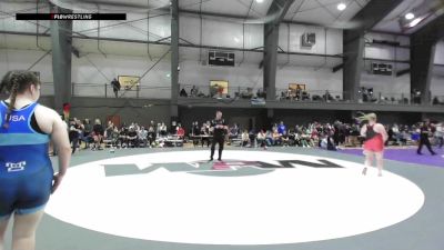 Junior Girls FS - 190 lbs Champ. Round 2 - KyLee Lindsley, MT vs Reagan Humphries, WA