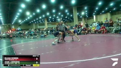 100 lbs Quarters & Wb (16 Team) - Elijah Morris, Team Arkansas vs Kade Juergens, Alabama Elite - Red