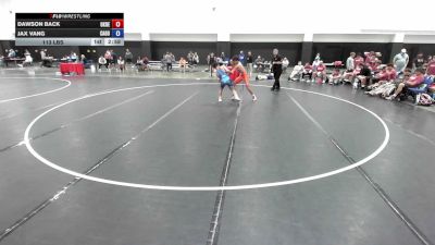 113 lbs Dawson Back, Oklahoma Red vs Jax Vang, California Gold