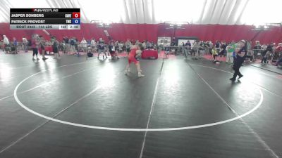 144 lbs Cons. Sub-quarters - Jasper Sonberg, Caveman vs Patrick Provost, Team Missouri Select