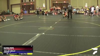 128 lbs Round 4 (10 Team) - Alyssa Reed, Venom Girls 2.0 vs Taylor Aiello, PinkWave