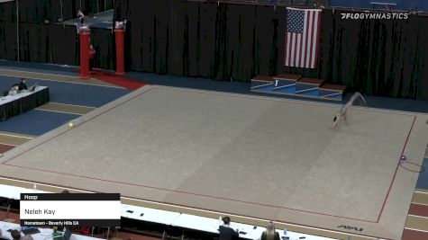 Neleh Kay - Hoop - 2021 Rhythmic Elite Qualifier