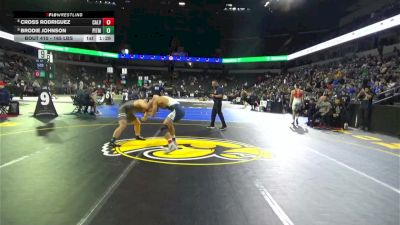 165 lbs Round Of 16 - Cross Rodriguez, Calvary Chapel/SA (SS) vs Brodie Johnson, Pitman (SJ)