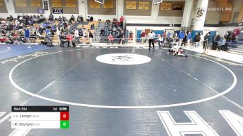138 lbs Consi Of 8 #2 - Luke Longo, Masuk vs Kevin Sevigny, Notre Dame-West Haven