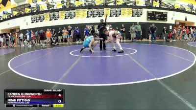 165 lbs Champ. Round 1 - Camden Illingworth, Techie Wrestling Club vs Noah Pittman, Penn Wrestling Club