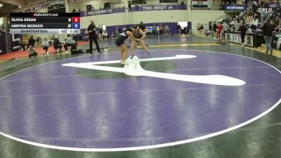 160 lbs Quarterfinal - Amitria McNack, Avila vs Olivia Stean, Indian Hills
