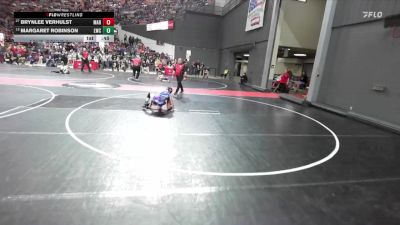 85 lbs Cons. Round 2 - Brynlee Verhulst, Marshfield vs Margaret Robinson, Lodi Wrestling Club