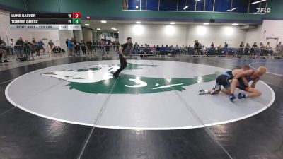 120 lbs Round Of 128 - Luke Salyer, VA vs Tommy Gretz, PA