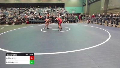 113 lbs Consi Of 32 #2 - Audon Clark, Toppenish vs Gavin Dooley, Upper Lake