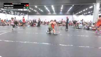 140 lbs Round 6 (8 Team) - Ezra Ledlow, Cleveland Wrestling Club vs Trysten Frey, Florida Rage