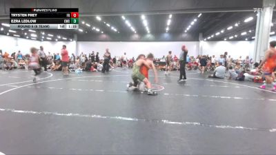 140 lbs Round 6 (8 Team) - Ezra Ledlow, Cleveland Wrestling Club vs Trysten Frey, Florida Rage