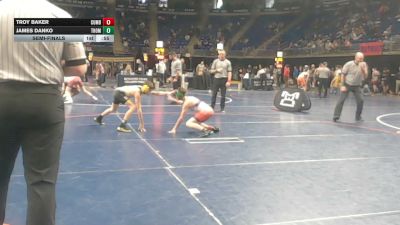 96 lbs Semifinal - Troy Baker, Cumberland Valley vs James Danko, Thomas Jefferson