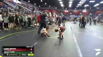 67 lbs Cons. Semi - Lainey Brown, Portland WC vs Cecilia Klier, Holt WC