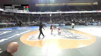 100 lbs Cons. Round 3 - Alianna Lyon, Mechanicville-Stillwater-2 vs Gabriella Gelnett, Lockport-6