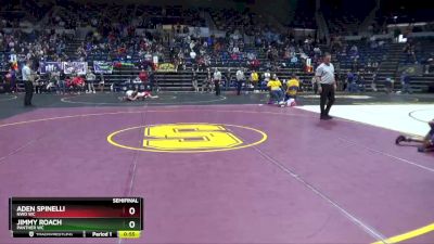 64 lbs Semifinal - Aden Spinelli, NWo WC vs Jimmy Roach, Panther WC