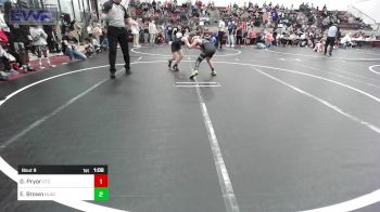 76 lbs Rr Rnd 1 - Gavin Pryor, Chandler Takedown Club vs Easton Brown, Blackwell Wrestling Club